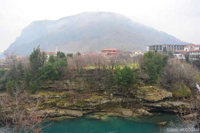 Neretva ve Mostar çevresindeki dağlar