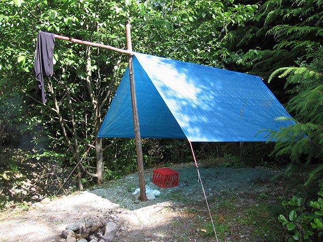 A Profil tente barınak. | Fotoğraf: Ryan Bushby